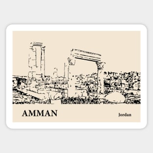 Amman - Jordan Sticker